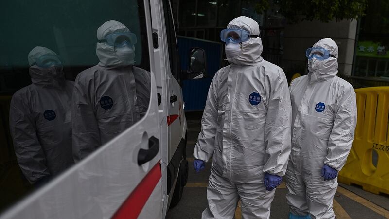 武汉市硚口区现确诊新冠肺炎形势紧张。(资料图/法新社)
